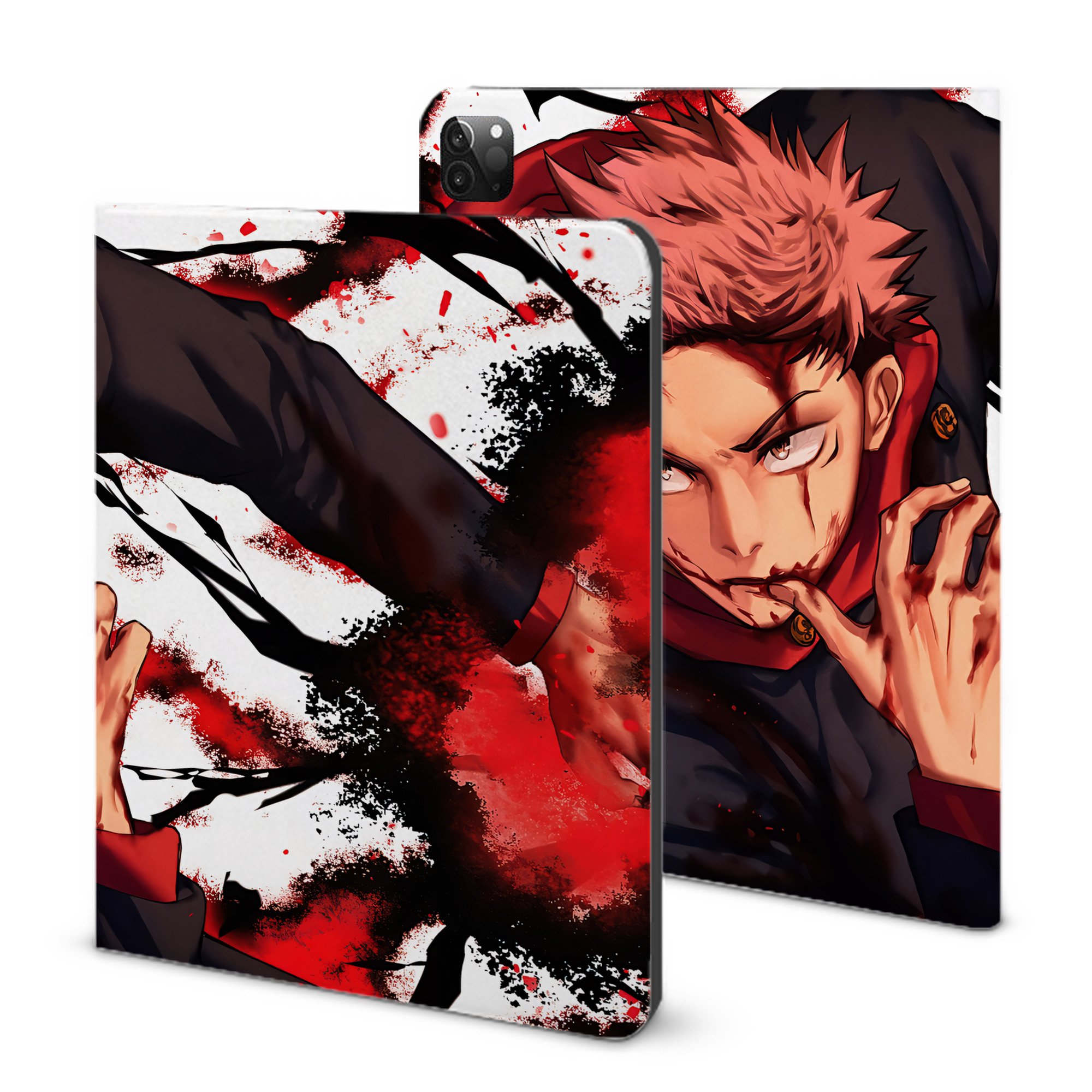 （画像用） 呪術廻戦 Jujutsu Kaisen IPadケース ペンホルダー付き ブックスタイルデザイン